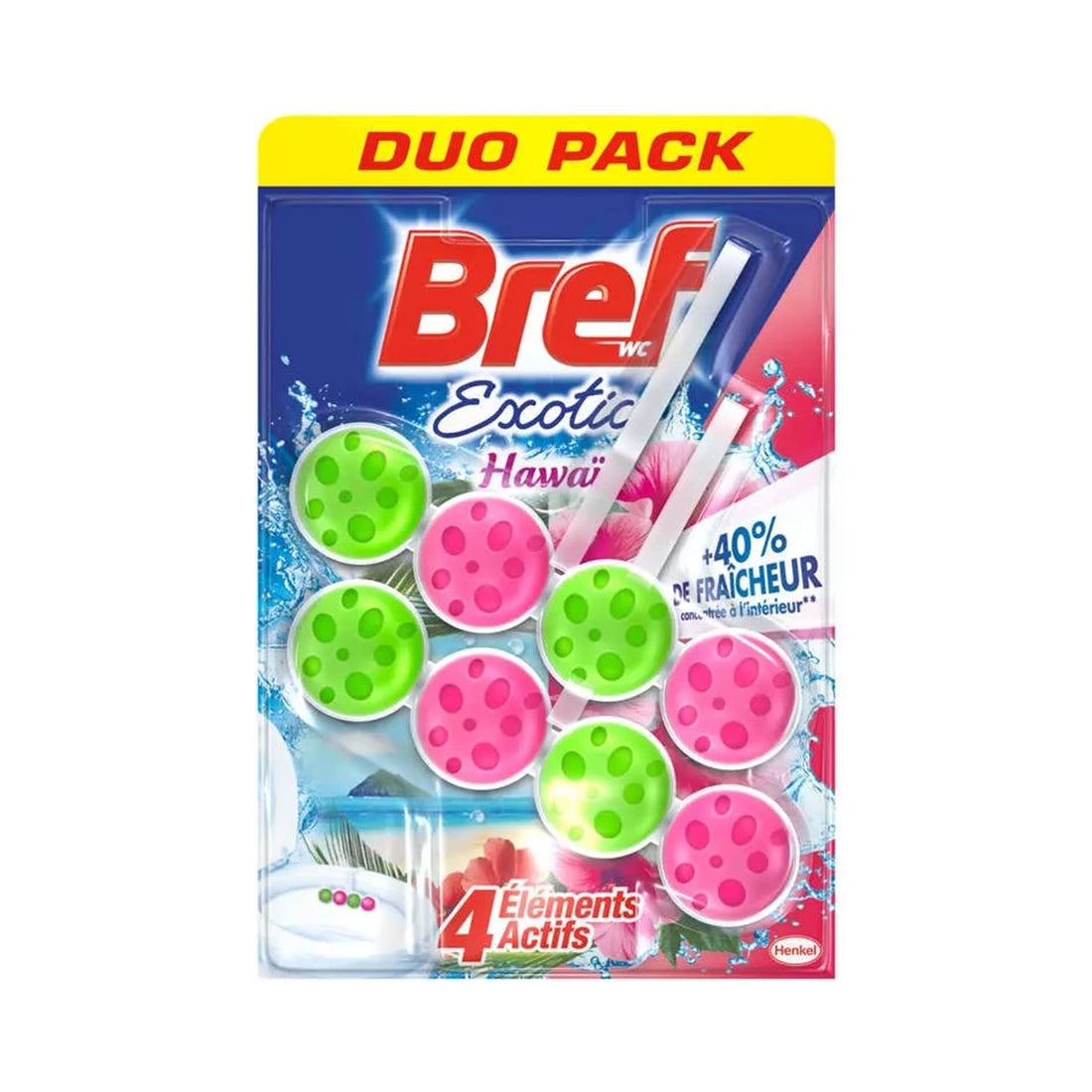 Bref - Toiletblok - Exotic - Hawai - Duo Pack - 2x50g