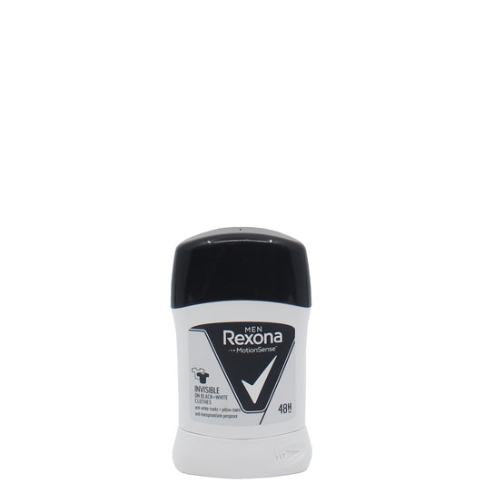 Rexona Men - Deodorant - Stick - Invisible On Black & White Clothes - 40ml