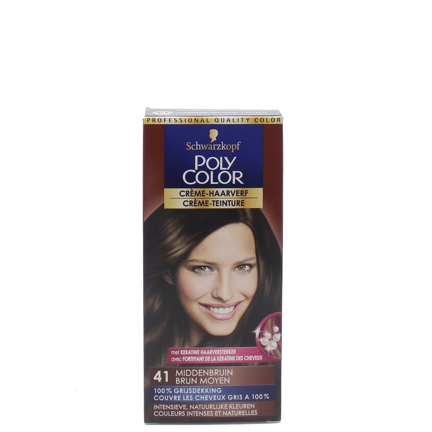Poly Color - Haarverf - 41 - Middenbruin - 90ml
