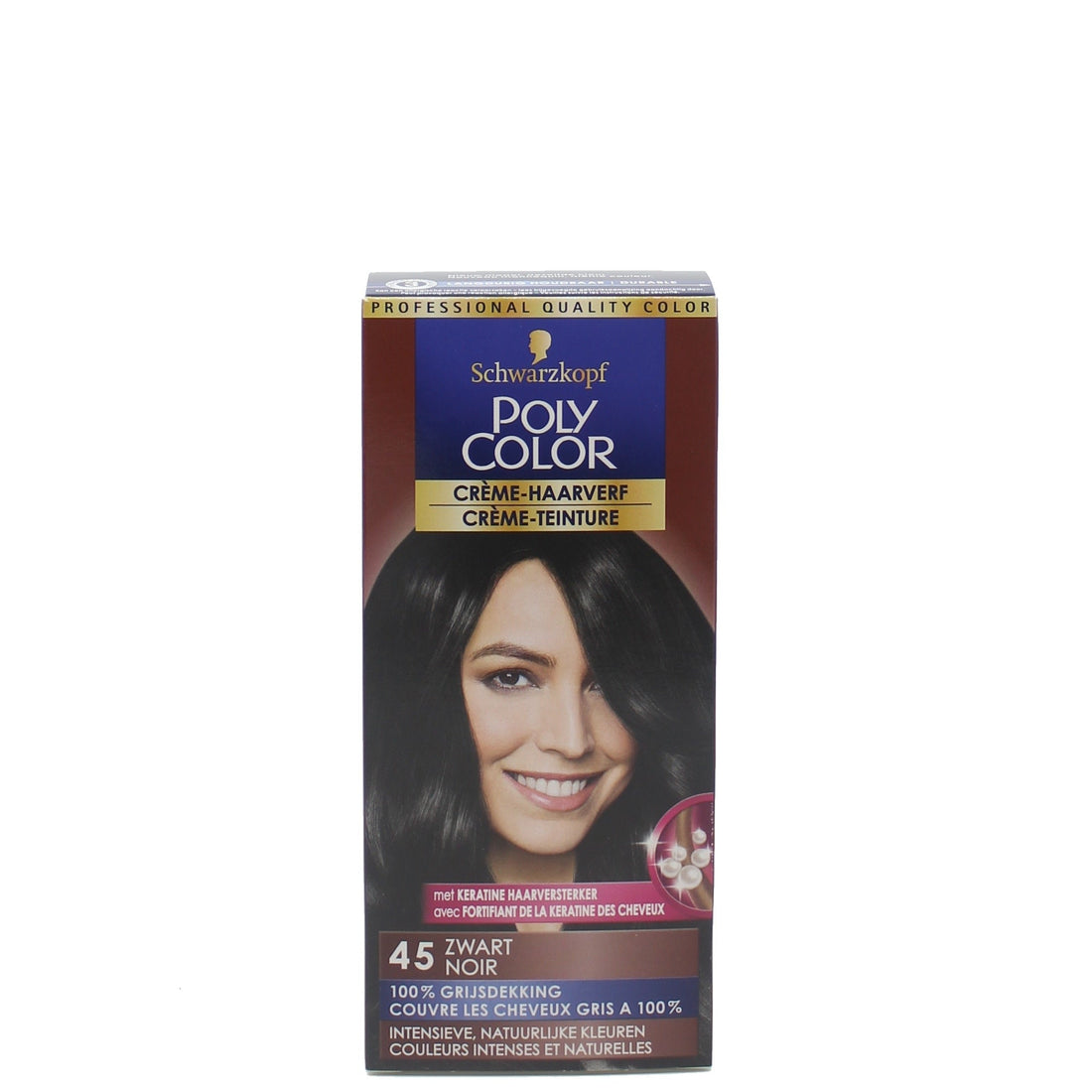 Poly Color - Haarverf - 45 - Zwart - 1 Stuk